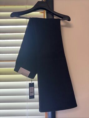 Veronica Beard Onyx Straight-Leg Pants